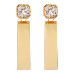 Diamond Rectangular Earrings