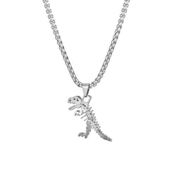 Personalized Skeleton Tyrannosaurus Rex Necklace