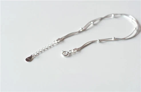 Women's Korean-style Fashion Simple Small Balls Bracelet Temperamental Sterling Silver Ornament