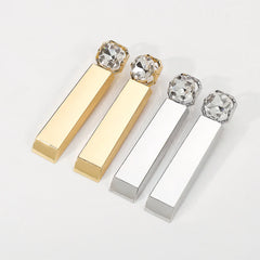 Diamond Rectangular Earrings