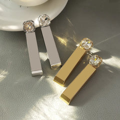 Diamond Rectangular Earrings