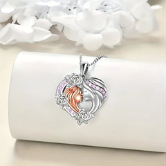 Fashion European And American Style New Heart-shaped Pendant Necklace