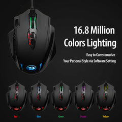 Red Dragon M908 One-Hander Macro Defines Mouse