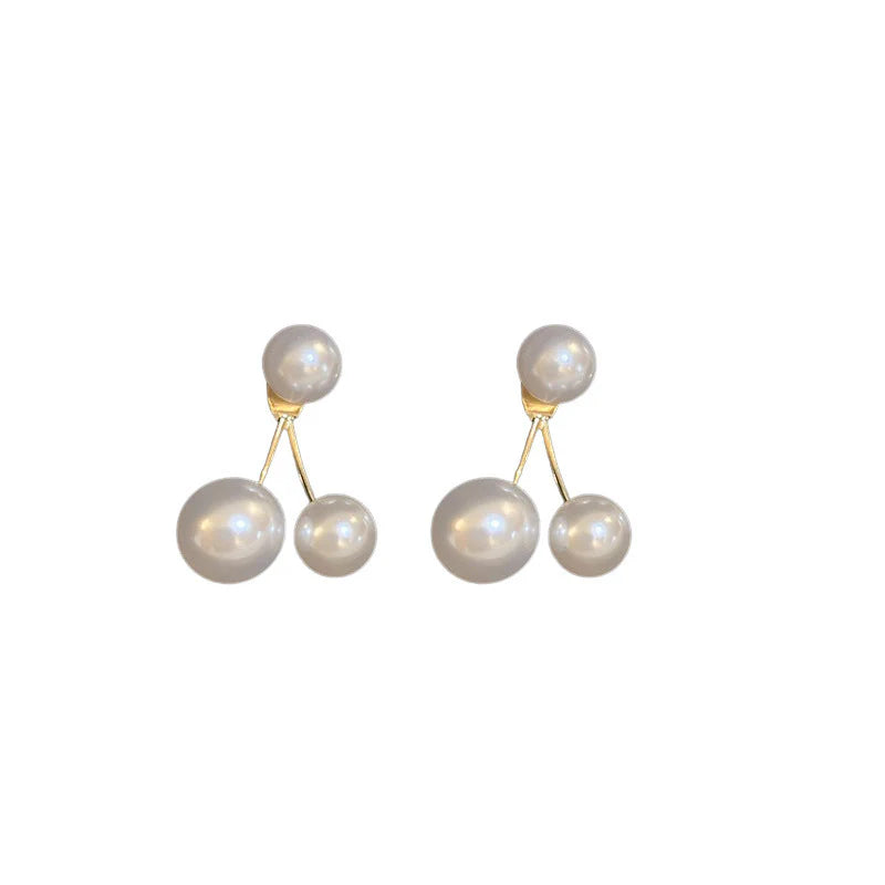 Retro Creative Women's Pearl Cherry Earrings