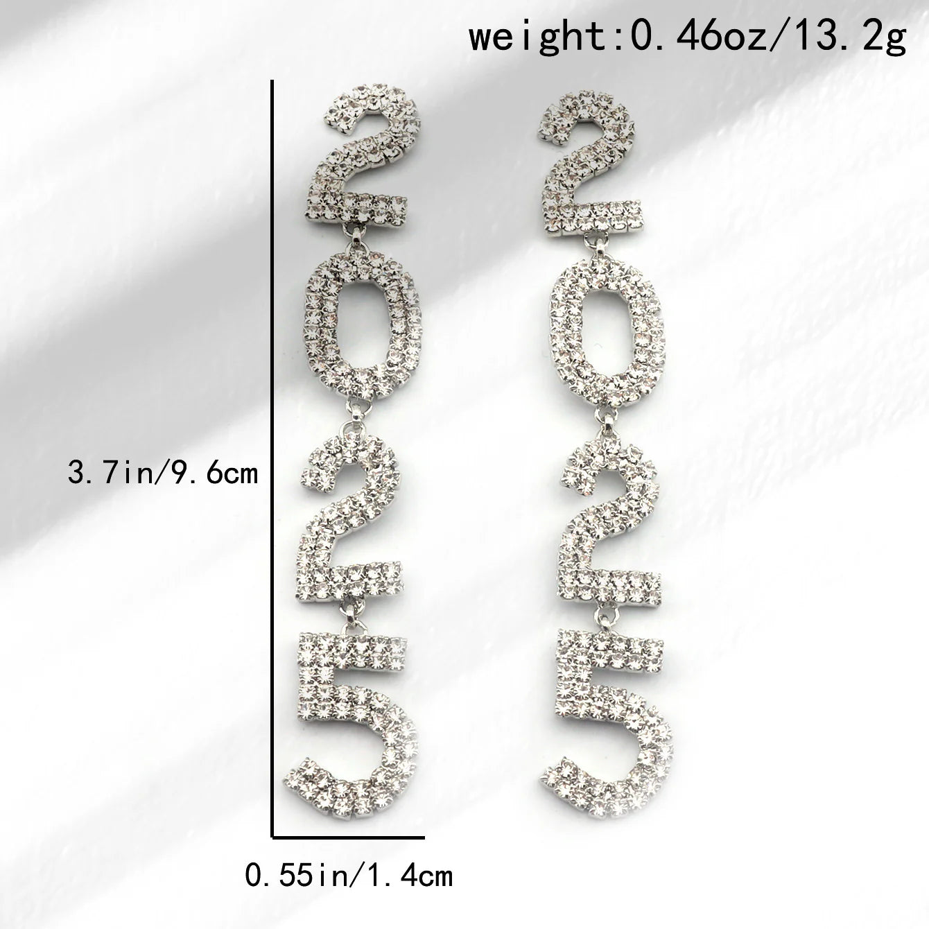 Women's Tassel Full Diamond Rhinestone 2025 Long Pendant Earrings